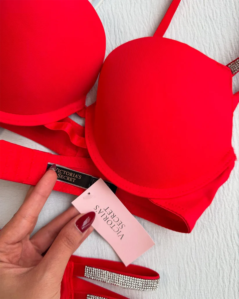 Red Original VS Bra Set(Imported)